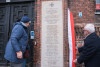 Odsłonięcie odnowionych tablic upamiętniających obrońców Poczty Polskiej 