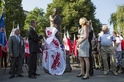 Odsłonięcie pomnika Anny Walentynowicz