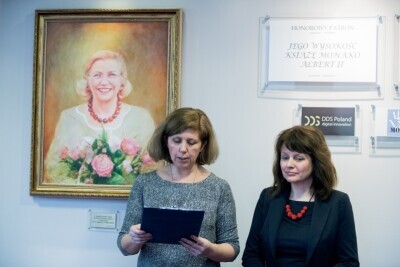 Odsłonięcie portretu Barbary Piaseckiej Johnson