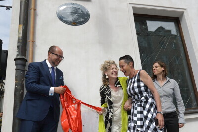 Odsłonięcie tablicy pamiątkowej Franka Meislera