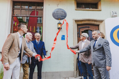 Odsłonięcie tablicy upamiętniającej Karla Friedricha Conradiego