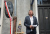 Odsłonięcie tablicy upamiętniającej Marka Mazura