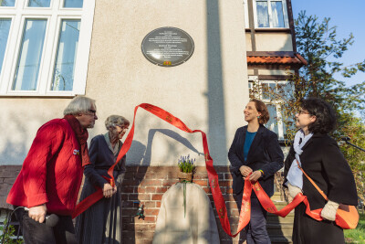 Odsłonięcie tablicy upamiętniającej dr Mariana Pelczara