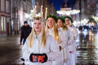 Orszak św. Łucji w Gdańsku