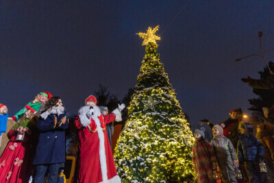 Orunia - Św. Wojciech - Lipce. Uroczyste rozświetlenie choinki i dzielnicowy jarmark