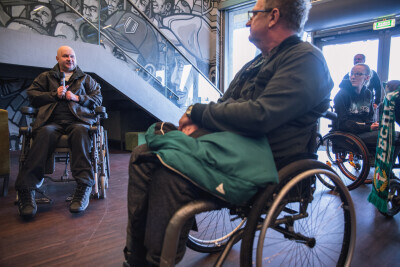 Otwarcie Klubu Kibiców Niepełnosprawnych Lechii Gdańsk