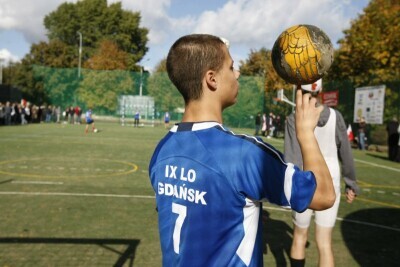 Otwarcie boiska przy IX LO