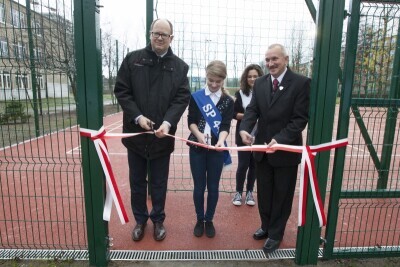 Otwarcie boiska przy SP 44