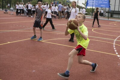 Otwarcie boiska przy SP 47