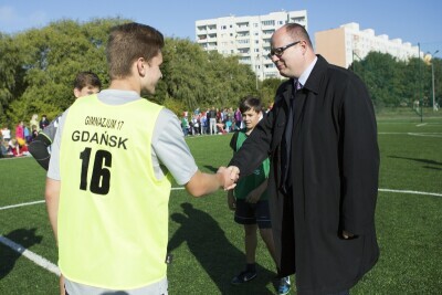 Otwarcie boiska przy ZKPiG nr 13