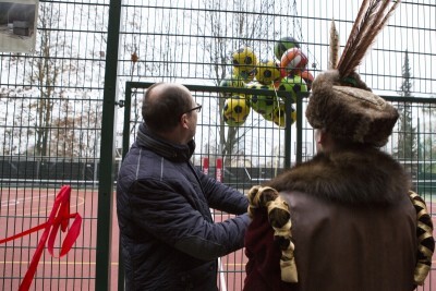 Otwarcie boiska przy ZSS nr 1