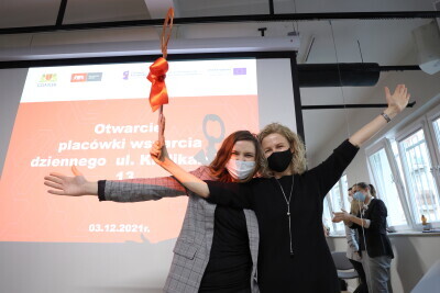 Otwarcie budynku placówki wsparcia dziennego przy ul. Królikarnia.