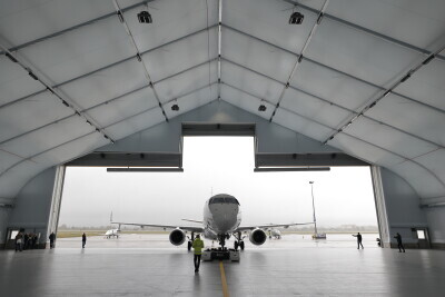 Otwarcie hangaru LS Technics w Porcie Lotniczym im. Lecha Wałęsy