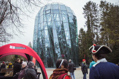 Otwarcie kompleksu palmiarni w Parku Oliwskim