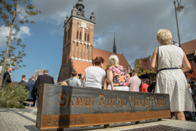 Otwarcie skweru Ruchu Młodej Polski