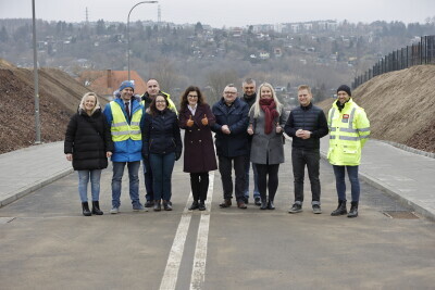 Otwarcie ulicy Nowej Olchowej