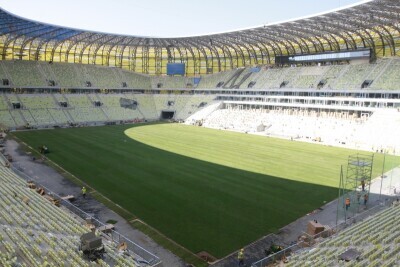 PGE Arena - murawa ułożona!