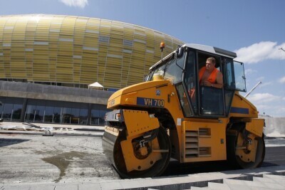 PGE Arena - prace wykończeniowe