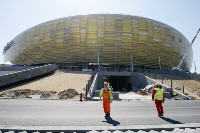 PGE Arena - prace wykończeniowe