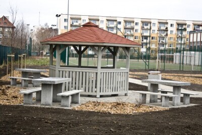 Park Wolności - zagospodarowanie terenu przy ZSO 5 w Nowym Porcie
