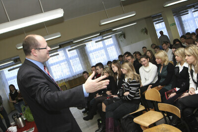 Paweł Adamowicz w XII LO