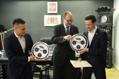 Peszko i Wolski u Prezydenta Gdańska