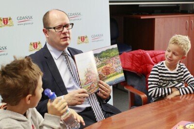 Pierwszoklasiści u Prezydenta