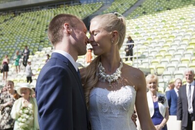 Pierwszy ślub na PGE Arenie