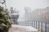 Pierwszy śnieg spadł w Gdańsku