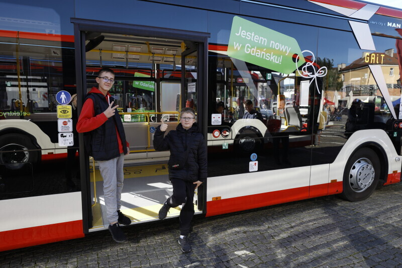 Zdjęcie Piknik rodzinny – powitanie autobusów elektrycznych w Gdańsku. 16