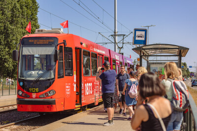 Piknik rodzinny z okazji 150-lecia tramwajów w Gdańsku