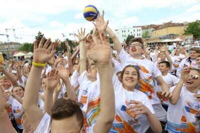Piknik siatkarski przed mistrzostwami Eurovolley Poland 2017