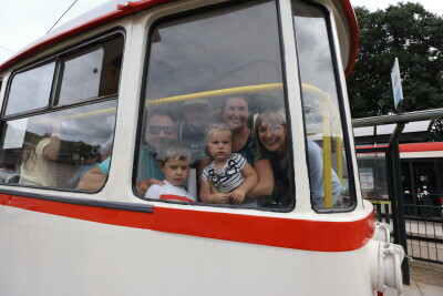 Piknik z okazji 125-lecia tramwaju elektrycznego w Gdańsku.
