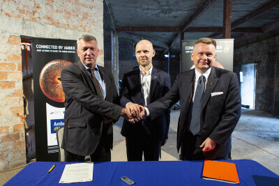 Podpisanie umowy na nowe Muzeum Bursztynu