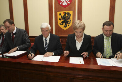 Podpisanie umowy na realizację Pętli Żuławskiej