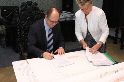 Podpisanie zgody na mecz