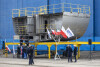 Położenie stępki w Stoczni Remontowa Shipbuilding