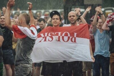 Polska - Szwajcaria w strefie kibica