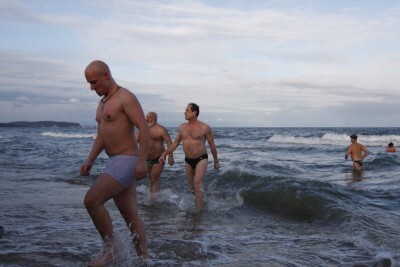 Powitanie Nowego Roku przez Morsy