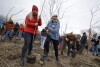 Powitanie wiosny w Gdańsku, sadzenie pierwszego miejskiego mikrolasu