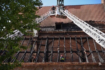 Pożar kościoła św. Piotra i Pawła