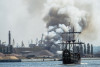 Pożar na terenach Portu Gdańsk
