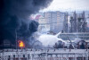 Pożar  zabytkowych hal ZNTK