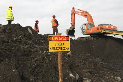 Prace ziemne na Letnicy