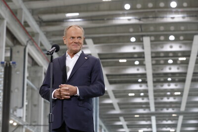 Premier Donald Tusk odwiedził Fabrykę Morskich Wież Wiatrowych - Baltic Towers