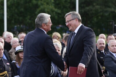 Prezydenci Polski i Niemiec na Westerplatte