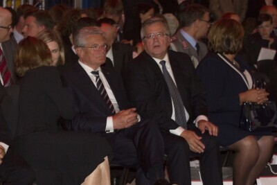 Prezydenci Polski i Niemiec na pokazie pt. 