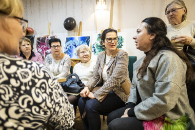 Prezydent Aleksandra Dulkiewicz w Domu Sąsiedzkim Zakopianka