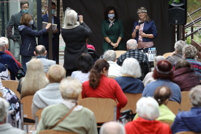 Prezydent Gdańska Aleksandra Dulkiewicz odwiedziła Dom Pomocy Społecznej Polanki.