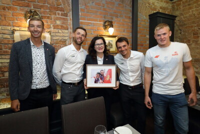 Prezydent Gdańska Aleksandra Dulkiewicz spotkała się ze sportowcami